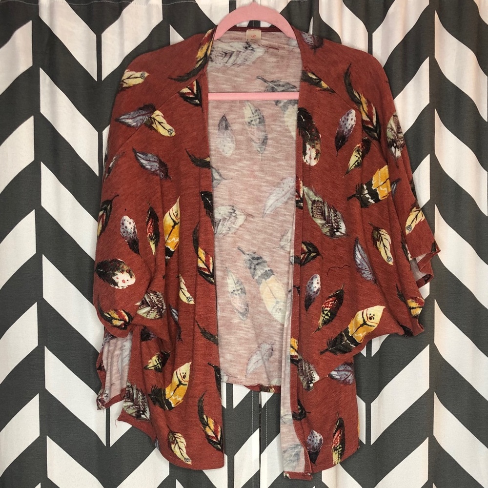 Deep/ Burnt Orange Fall Cardigan